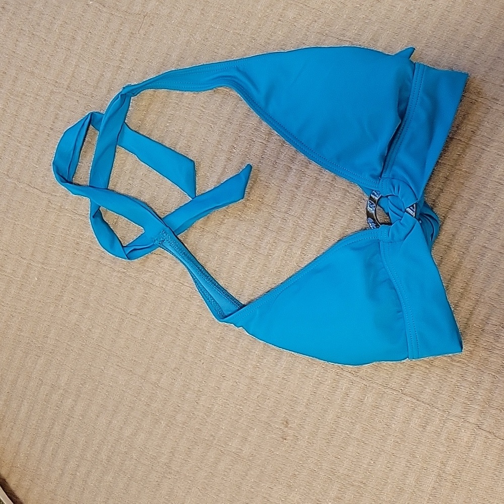 Aqua Bikini Top Halter